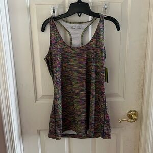 NWT Xersion gym tank rainbow print. Size XL